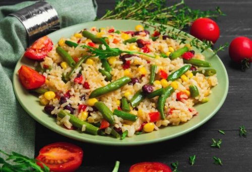 Bir tabak light paella