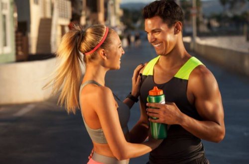 koşucu kadın erkek