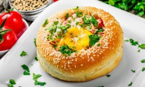 yumurtalı rustik ekmek