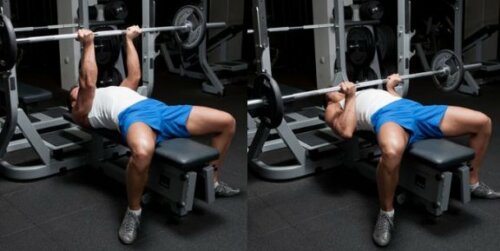 bench press yapan adam