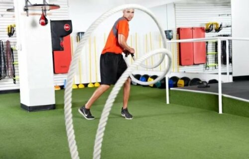 battle rope egzersizi