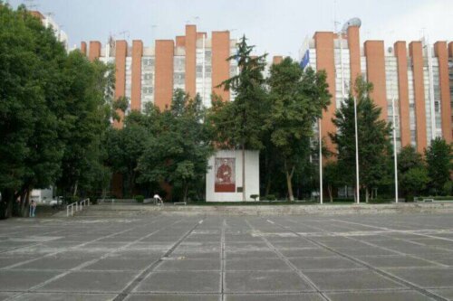 Maçlardan sonra Meksika Olimpiyat köyü