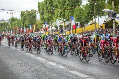 tour de france yarışından bir kare